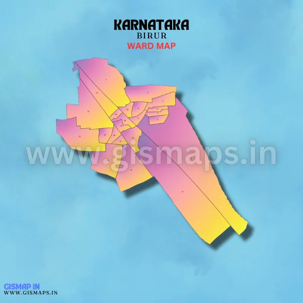 Birur Ward Map (Karnataka)